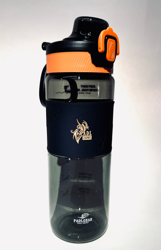« Exclusive » Sports Water Bottle - Black/Orange - Dragon Boat Race motivation
