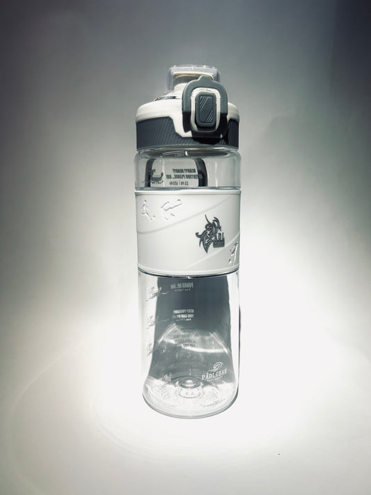 Botella de agua deportiva «Exclusiva» - Blanco/Gris - Motivación Dragon Boat Race