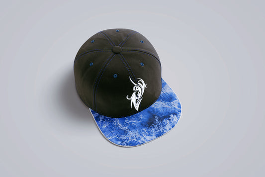 Ocean Blue - Adult Snap Cap