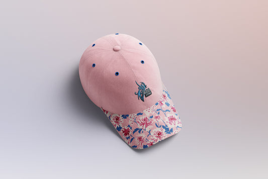 Pink Flowers - Adult Baseball Cap