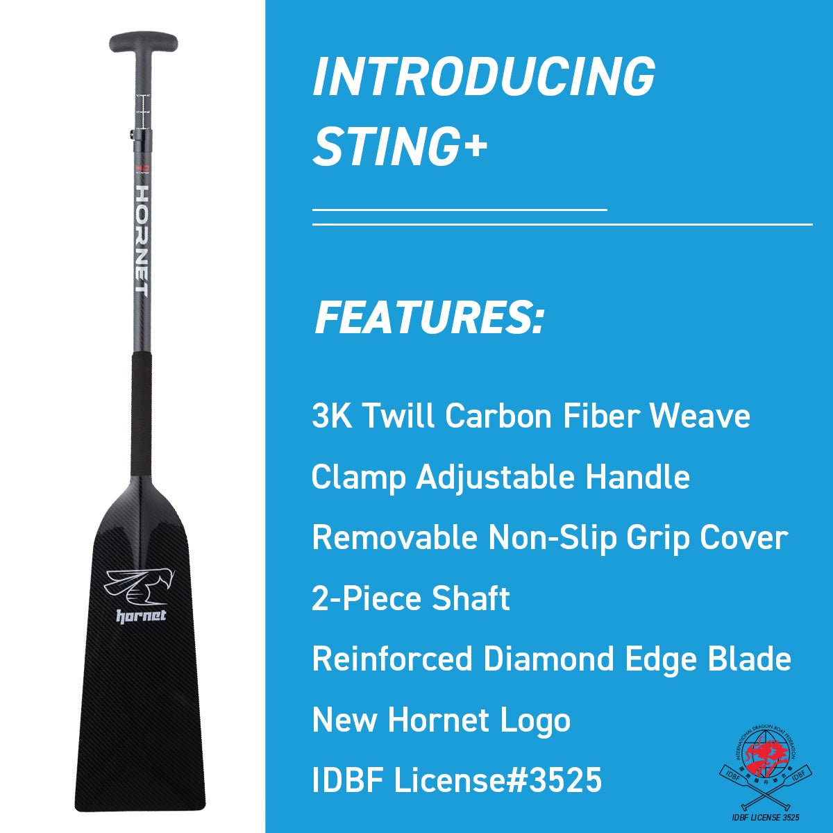 Custom design - (Allen Key) - Hornet adjustable paddle - PADL ZONECustom design - (Allen Key) - Hornet adjustable paddle