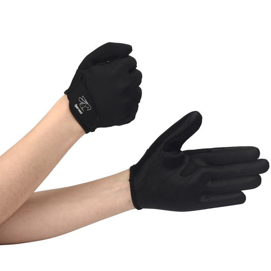 Full - Finger Black Paddling Gloves – Ideal for Watersports - PADL ZONEFull - Finger Black Paddling Gloves – Ideal for Watersports