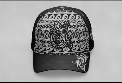Hawaiian mo’o - Adult Baseball Cap