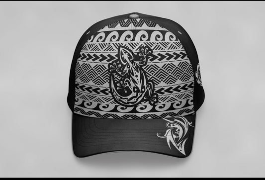 Hawaiian mo’o - Adult Baseball Cap