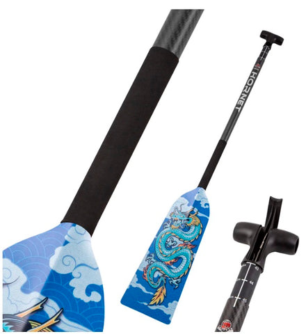 NEW - BLUE DRAGON X33 - (LEVER) - HORNET ADJUSTABLE PADDLE |NOUVEAU - "BLUE DRAGON X33 - FINI MAT" - (LEVIER) - PAGAIE AJUSTABLE HORNET