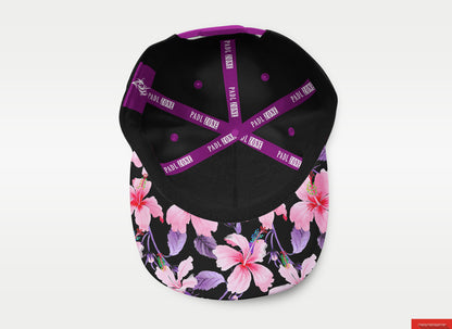 Purple Hibiscus - Adult Snap Cap
